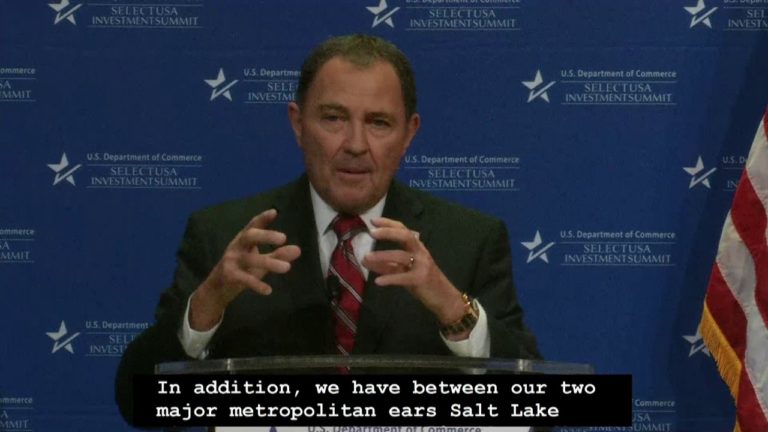 Governor Herbert of Utah: SelectUSA Investment Summit 2018