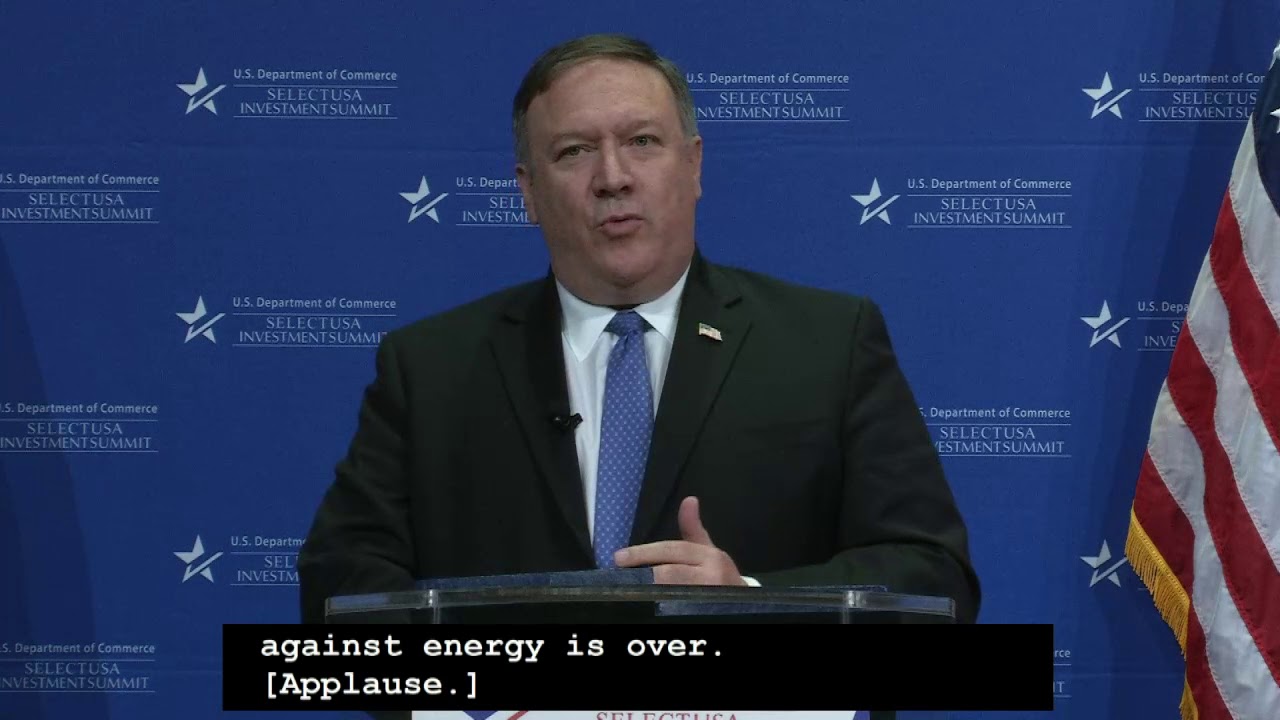 Secretary Pompeo on Promoting Global Economic Prosperity: SelectUSA Inve…