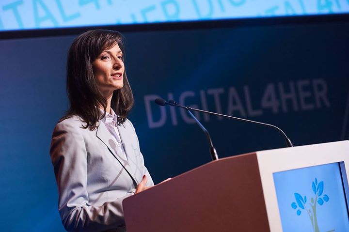 With the keynote speech by Mariya Gabriel, women role-models…