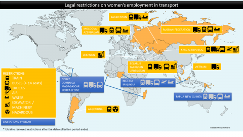 Women working behind the wheels? Not everywhere – yet