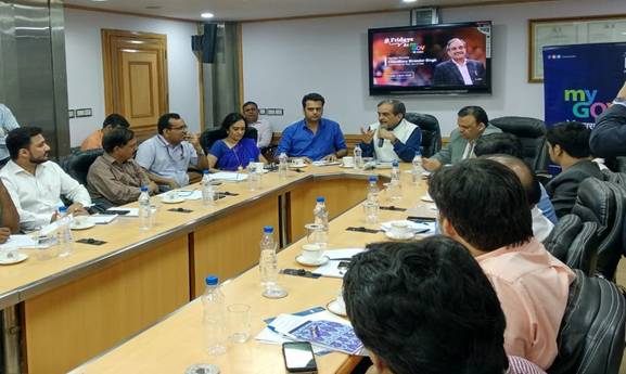 Union Steel Minister interacts with stakeholders