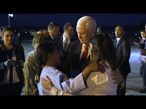 The Vice President Meets Families Affected by the Guatemala Volcano