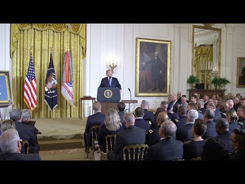 President Trump Presents the Medal of Honor – Army First Lieutenant Garlin Murl Conner
