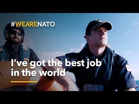 I’ve got the best job in the world – the British naval Commander – #WeAreNATO