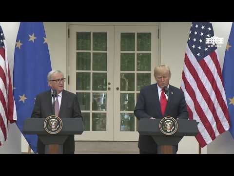 President Trump and the President of the European Commission Deliver Joint Statements