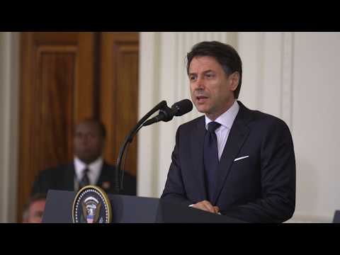 President Donald J. Trump Welcomes Prime Minister Conte of Italy