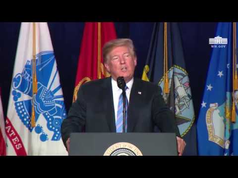 President Trump Delivers Remarks at the Salute to Service Dinner