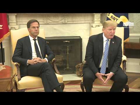 President Trump Meets with the Prime Minister of the Netherlands