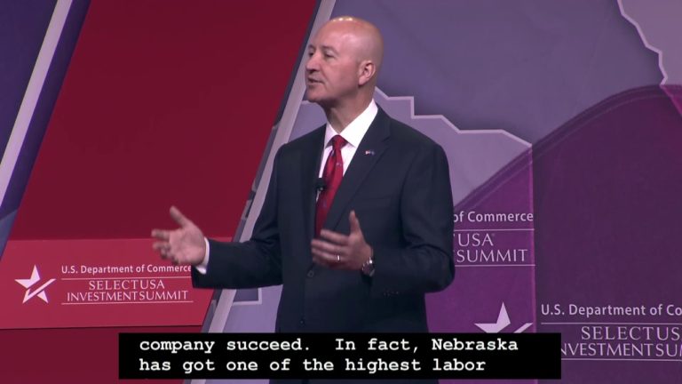 Governor Ricketts of Nebraska: SelectUSA Investment Summit 2018