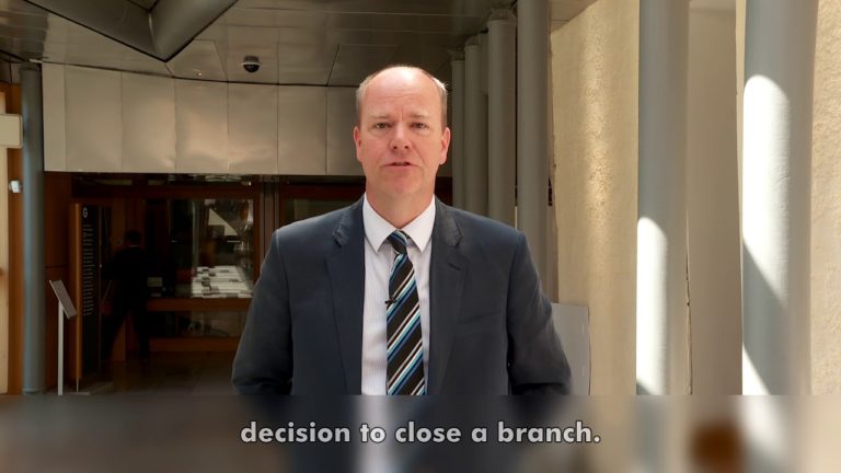 Scottish Bank Closures Report