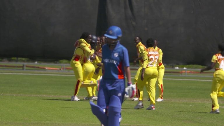 Uganda run out Thailand’s Nattaya Boochatham in bizarre fashion!