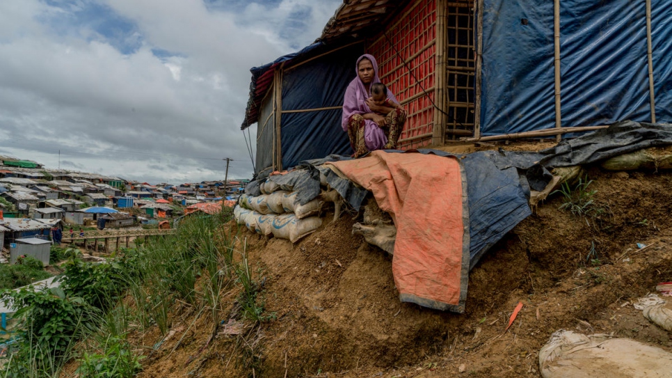 Monsoon rains highlight needs of Rohingya refugees