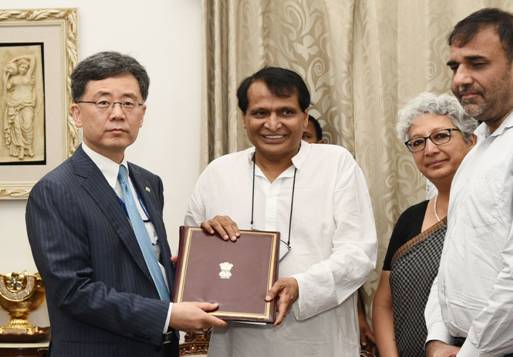 Suresh Prabhu meets visiting South Korean Trade Minister