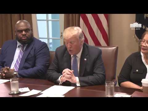 President Trump Meets with Inner City Pastors