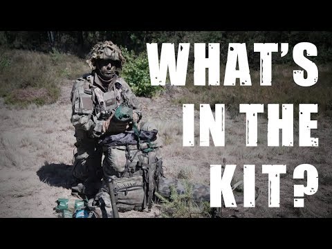 What’s in the backpack of a Polish Paratrooper?