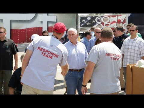 Vice President Mike Pence Surveys Hurricane Harvey Recovery Efforts in Texas