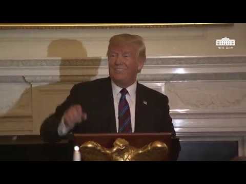 President Trump and The First Lady Host a Dinner Celebrating Evangelical Leadership