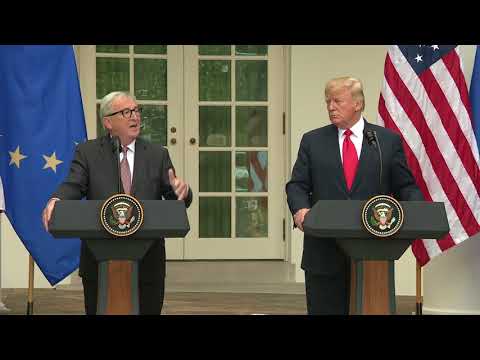25/07/2018 EC President Jean-Claude Juncker visits Washington, USA