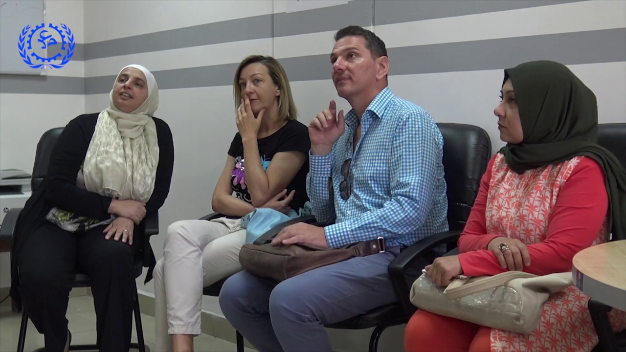 ILO, EU delegation visits employment centre for Jordanian and Syrian j…