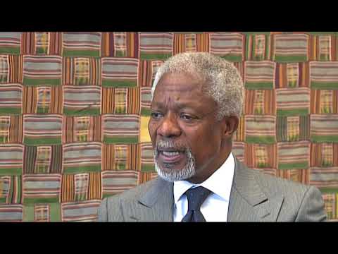 Short edit of Kofi Annan, Nobel Prize Laureate and Former UN SG – Voic…