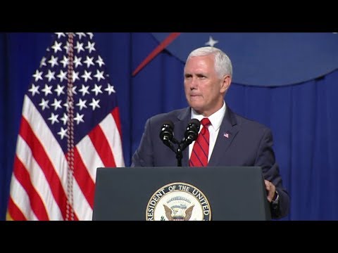Vice President Pence Visits the Johnson Space Center to Discuss Future…