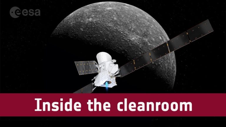 Inside the cleanroom with BepiColombo