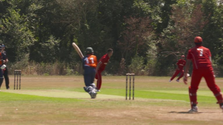 U19CWCQ Europe Div 2: Highlights of K van der Geest’s half-century again…