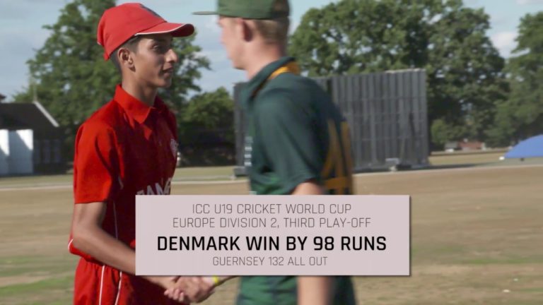 U19CWCQ Europe Div 2: Guernsey v Denmark – Highlights