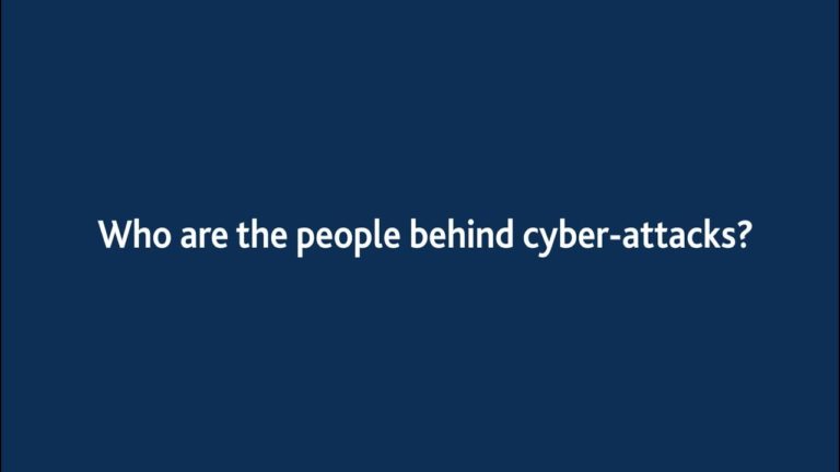 Who are the people behind cyber-attacks?