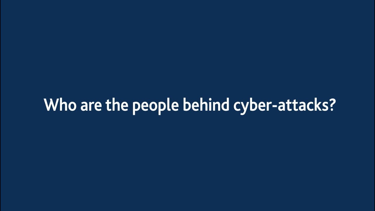 Who are the people behind cyber-attacks?