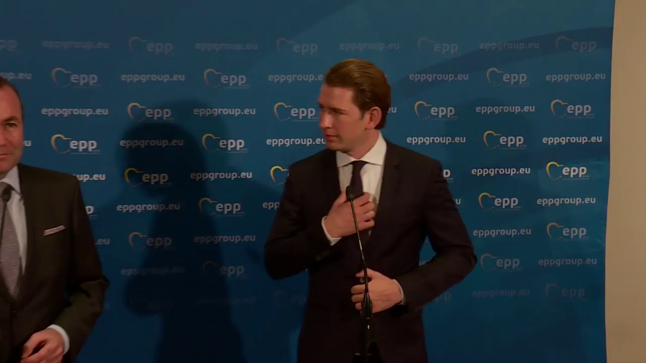 Press conference Manfred Weber & Sebastian Kurz – #FairDealForEurope