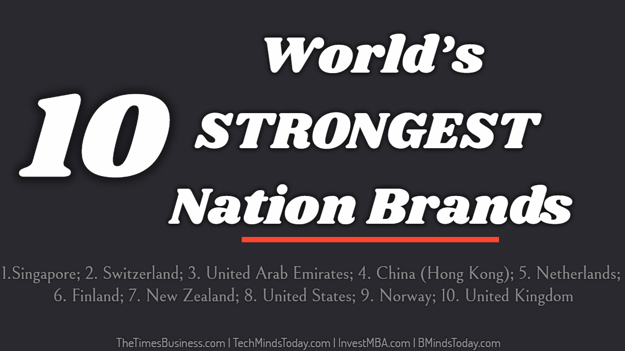 TOP 10 List Of World’s STRONGEST Nation Brands