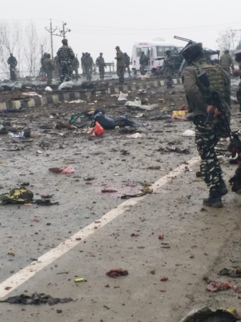 Panic roars at Pulwama district: 40 CRPF jawans martyred