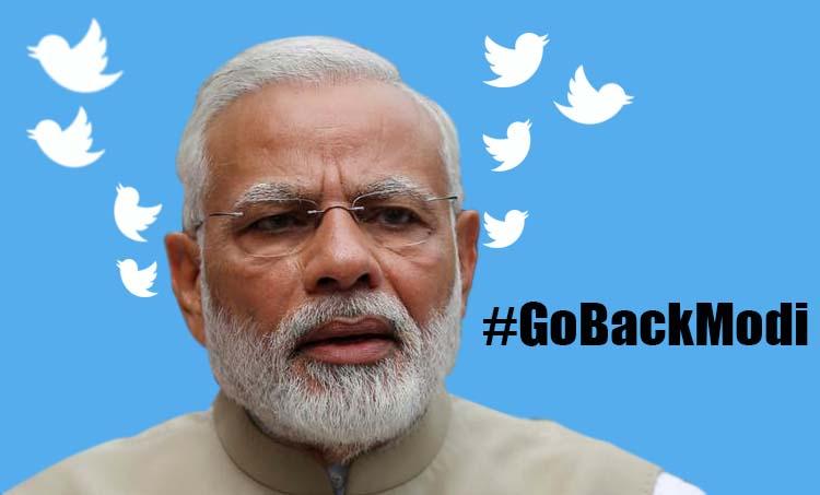 #GoBackModi effect continues in Andhra Pradesh