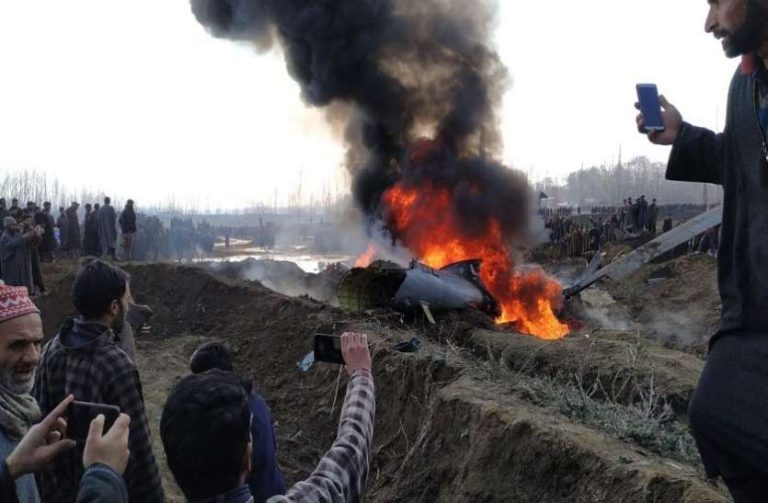 Air Force MiG aircraft crashes in Budgam, Kashmir