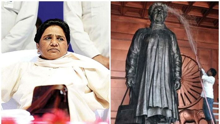 Mayawati justifies her statues in an affidavit to Supreme Court
