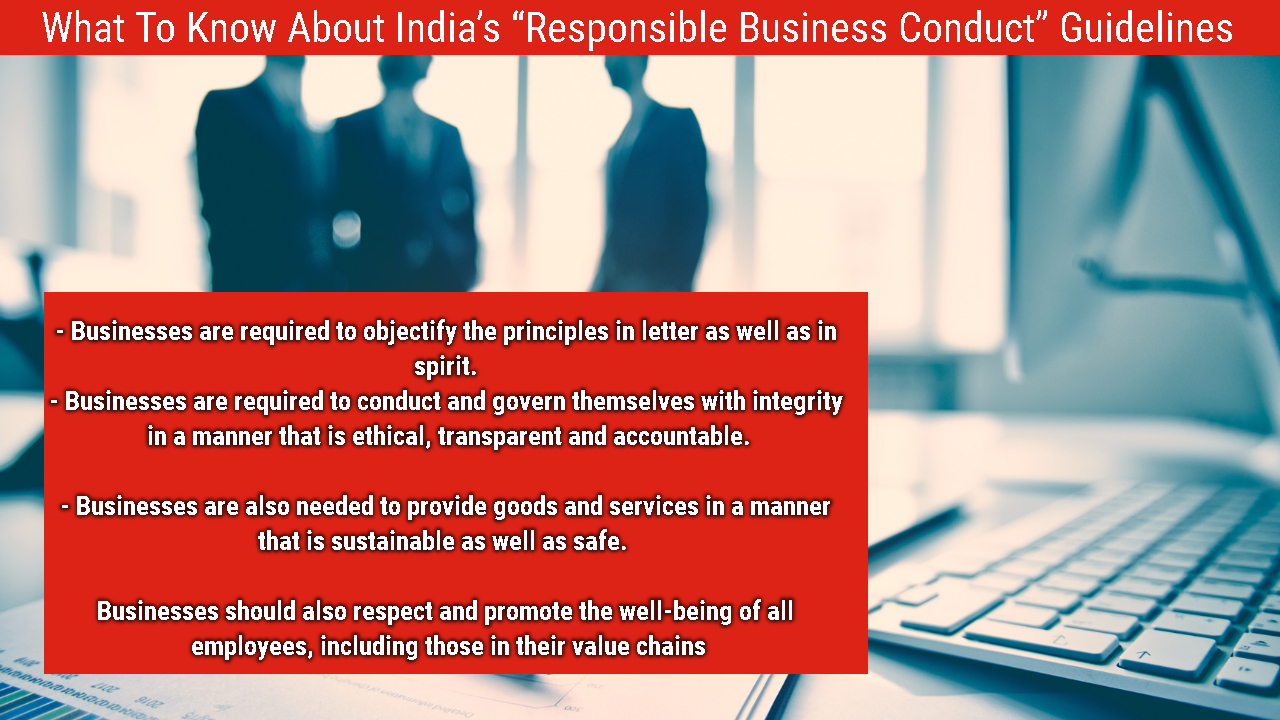 What To Know About India’s “Responsible Business Conduct” Guidelines