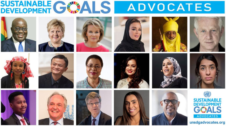 Here’s UN’s 6 New Sustainable Development Goals Advocates List